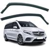 AirFlux Set di 2 deflettori d'aria compatibili con MERCEDES-BENZ Vito, Classe V, Marco Polo W447 2014 2015 2016 2017 2018 2019 2020 2021 2022 2023 2024 2025 modelli.
