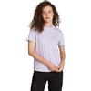 Calvin Klein Jeans Women's CK Embro Badge Regular Tee S/S T-Shirt, Pastel Lilac, XXS