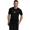 JAY-PI Schwimmshirt, Halbarm, Stehkragen, UV-Schutz Maglia da Nuoto, Protezione, Nero, 7XL Uomo