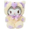 Sanrio NUOVA bambola di peluche Sanrio Fuwamosa - Kuromi Soft Stuffed Toy Japan Limited