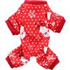 minkissy Decorazioni per acquari natalizi Pigiama per gatti Maglione per cani Piccolo Natale Cucciolo Costume Natale Pigiama per cani Vestito Natale Vestiti per cani Maglioni per cani di piccola