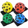 Meleager Giocattoli per Bambini e Adulti, Space Ball con Corda, Pallina da Polso con Elastico, 4 Pezzi Palline da Salto Astronomiche(Rosso/Giallo/Blu/Verde), Palla da Polso Sportiva