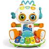 Clementoni - Baby Robot Gioco Elettronico Parlante (Versione in Italiano), Multicolore, 12 Mesi+, 17393