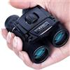 Qinhaixi 8x21 binocoli compatti zoom a lungo raggio 1000 m pieghevole HD pieghevole potente mini telescopio BAK4 Optics Camping sportivo, per interno/outdoor