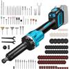 kswiown Smerigliatrice Diritta Compatibile con Makita 18V, Brushless Professionale Strumento Rotante con 128PCS Accessori e 6 Velocità Variabili per 3mm & 6mm Trapano Mandrino Multifunzione (Senza Batteria)