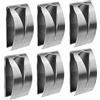 GOTRUST 6PCS Asciugamano Morsetto Gancio Autoadesivo, Asciugamano Morsetto Gancio Senza Fori, Portasciugamani Morsetto Ganci in Acciaio Inox per Bagno, Cucina E Casa