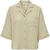 ONLY Onlthyra SS Camicia Noos Wvn T-Shirt, Oxford Tan, XS Donna