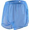 BIATWOWR Boxer sexy da uomo in rete trasparente trasparente pantaloncini larghi con gamba laterale divisa, 3 multicolore 01, L