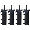VIDSTW 4 Pezzi Zavorre per Gambe di Gazebo Tessuto Oxford 800D Sacchi Pesi Gazebo 50 x 20 Cm Pesi Sacchi di Sabbia Antivento Sacchetto Sabbia Della Tenda per Tende Padiglioni Ombrelloni