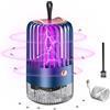 Riisoyu 2 IN 1 Lampada Antizanzare, USB ricaricabile Antizanzare Elettrico con Luce UV Effettiva Antizanzare Elettrico per Zanzare Mosche Insetti AntiZanzara da Interno per Casa Cucina Ufficio, blu