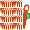 Chuancheng Chuangcheng 48 pezzi Lame in Plastica per Stihl Polycut 2-2 Polycut 3-2 FSA 45 FSA 57 FSE 52, Sostituire OEM 4007 007 1000