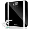 Cecotec Bilancia da Bagno Digitale Surface Precision 9450 Full Healthy. Alta precisione, Piattaforma in Vetro temperato di sicurezza, Schermo LCD, Capacità massima di 180kg, Metro a nastro