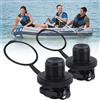 SALGIA Valvole per Gommoni, 2pcs Valvola Kayak, Valvola Materasso Gonfiabile, Adatta per Kayak, Gommoni, Materassi ad Aria, Vasche Idromassaggio, Gommoni, Barche da Piscina