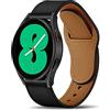 KoGiio 20mm Pelle Cinturino per Samsung Galaxy Watch FE 40 mm/Watch 7/6/5/4 (40 mm 44 mm) /6 Classic (43 mm 47 mm)/5 Pro 45 mm Nero