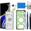 TOPGOBAT TOPTOPGOABT - Batteria di ricambio per Samsung Galaxy Note 9, 5150 mAh, ad alta capacità, compatibile con Samsung Galaxy Note 9 modello (N9600 SM-N9600 N960U N960F N960A N960T N960P) con kit di