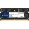 Timetec 16 GB DDR5 4800 MHz PC5-38400 Unbuffered Non-ECC 1.1V CL40 1Rx8 Single Rank 262Pin SODIMM Memoria per laptop Modulo RAM Aggiornamento (16 GB)