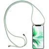 Chyinsist custodie per cordino per cellulare compatibili con Samsung Galaxy A20E, custodia in TPU trasparente, supporto per cellulare Necklace, Verde