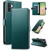 Yunubeyii Cover Libro per Samsung Galaxy A56 - [Blocco RFID] Luxury PU Leather Portafoglio Card Holder Magnetic Phone Custodia con Kickstand, Cover Protettiva Antiurto, Verde