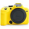 Rieibi EOS R10 - Custodia in silicone per fotocamera digitale Canon eos R10, custodia protettiva in silicone per Canon R10, colore: Giallo