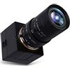 Svpro Webcam USB da 8MP con obiettivo zoom 5-50mm - Sensore IMX179 Web Camera, risoluzione HD 3264x2448, messa a fuoco manuale, compatibile UVC per PC Windows/Mac/Linux/Android