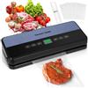 SPVN Macchina Sottovuoto Alimenti 5-IN-1, Professionale 65KPA Vuoto Veloce, Stoccaggio Rotoli con Taglierina, Tubo a Vuoto, Conto alla Rovescia Digitale, 1 Sacchetti in Rotolo e 30 Sacchetti Sottovuoto