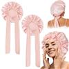 Cuffia Grande Notte Donna Cuffie Per Capelli In Raso Extra Large - Set Di 2+3 Per Dormire, Proteggere Trecce E Capelli Ricci, Con Elastico Cuffia Setosa Regolabile