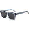 ZENOTTIC Occhiali Da Sole Polarizzati Per Uomo Forma Quadrata: Occhiali Da Sole Classici Con Protezione UV100% Per Donna - Grandi Occhiali Da Sole Unisex Di Design Blu Cristallo