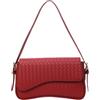 AndThere Borsa in Pelle Intrecciata Borse a Spalla Donna Borsa a Tracolla Donna Piccola Borsetta Ragazza Hobo Borsa Ascellare con Fibbia Magnetica Retrò Borsa a Mano per Festa Ballo Matrimonio