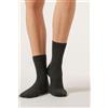 Calzedonia Calzini A Costine Con Cashmere Grigio