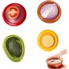 SHIQUAN 4 Pezzi Silicone Fruit Storage Box, Alimenti in Silicone Riutilizzabili, Set di Contenitori per Frutta e Verdura, Adatto per Mantenere Freschi Frutta e Verdura