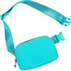 Petalum Borsa a Banana Trekking Uomo Donna Borsa da Vita Sportiva Borsa da Cintura di Sicurezza Leggera Pratica Impermeabile con Tracolla Chiusura Cerniera per Viaggio Jogging Running, Turchese.