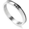 Sector No Limits Anello Uomo Collezione ROW No Limits Misura 65 Acciaio PVD Nero e Cristalli - SACX03025 Acciaio Inossidabile Cristallo, Acciaio inossidabile, Cristallo