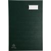 Exacompta - Rif. 57023E - Cartone di 8 paracolpi sterzo - retro a soffietto telato - porta etichetta - copertina plastificata - 20 scomparti in carta rosa con 3 perforazioni - 24 x 35 cm - verde
