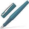 Schneider 168824 - Penna stilografica Tomo (ricaricabile con cartucce di inchiostro standard, adatta per destrimani e mancini) Deep Sea