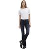 Mavi Signore Bella Mid-Rise Jeans, Double Black Street, Mid-Rise, Slim Bootcut, 28W 28L