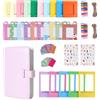 TONYLAIJIANTAO Instant Camera Accessories Bundle Compatible with Fujifilm Instax Mini 9 8 11 12 70 90 Camera Include Mini Photo Album, Film Frames, Wall Hang Frames, Border Stickers (Rosa)