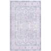 Safavieh Tappeto Angosciato Rug Ideale per aree ad alto passaggio - Lavabile in Lavatrice e Antiscivolo - Arizona Collection, A Pelo Corto, in Rosa e Beige, 91 X 152 cm
