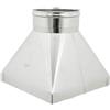 ODM Termobrico Tramoggia per canna fumaria Femmina ACCIAIO INOX AISI 316 -VARIE MISURE- (ø 250 base 200X300)