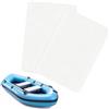 Tissting Toppe di Riparazione, 20 x 12 cm Adesivo per Riparazione Tende Adesivi di Riparazione Autoadesive Bianco Pool Liner Patch per Tende da Sole Kayak Piscine