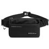 VARLIVOO Marsupio da Uomo Moda Antifurto Fanny Pack Con Tracolla Regolabile Borsa a Spalla MultitascheTrekking Viaggio All'aperto Ciclismo Nylon Nero