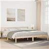 VidaXL Telaio del letto extra lungo in legno di pino massiccio, 180 x 220 cm, letto matrimoniale, rete letto, mobile camera da letto, letto a soppalco senza materasso