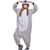 wotogold Pigiama di Koala Animale Costumi Cosplay per Adulti Unisex Gray