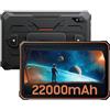 Blackview Active 8 Pro Rugged Tablet, Batteria 22000mAh, 10.36'' 2.4K Display Android 13 IP68 Tablet,16GB+256GB(1TB Extend),Dual SIM 4G,48MP+16MP Fotocamera,Quad Stereo Altoparlante,NFC GPS Arancione