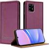 Mo-Beauty Cover per Samsung Galaxy A91 / S10 Lite / M80S, Premium Pelle PU Flip Libro Custodia con [Slot Schede] [Supporto Stand] [Magnetica Chiusura] Cover per Samsung S10 Lite - Viola