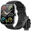 Fempoin Smartwatch Uomo Donna, 1.96 Orologio Smartwatch con Effettua/Risposta Chiamate, 100+ Sportive Fitness Tracker con Cardiofrequenzimetro Sonno Contapassi, Impermeabil IP68 Smart Watch per Android iOS