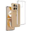 REY Pack 3X Cover in Gel TPU Trasparente per Motorola Moto Edge 50 Neo 5G, Ultra Sottile 0,33 mm, Morbido Flessibile, Custodia Silicone