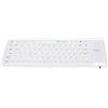 PUSOKEI Tastiera in Silicone Flessibile, Tastiera USB Cablata Silenziosa Morbida Comoda Portatile Pieghevole Impermeabile, A Prova di Polvere, A Prova di Olio, per PC Laptop Notebook(bianco)