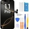 LL TRADER Display per iPhone 11 Pro LCD 5.8 di ricambio FHD Touch Screen 3D Touch Digitizer telaio montaggio e riparazione kit 20251