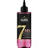 Schwarzkopf - Gliss - Cura Riparazione Express 7 Secondi - Color Perfector - Capelli Colorati o Macchiati - Intensità ed Eclat - Complesso Hyaluron ed Estratto di Cranberry - 200 ml