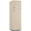 SEVERIN Frigo doppia porta Retrò Classe: D, Consumo: 184 kWh/anno, Capacità Netta: 209 (162/47) litri, Rumorosità: - 39 dB ( C ) Design